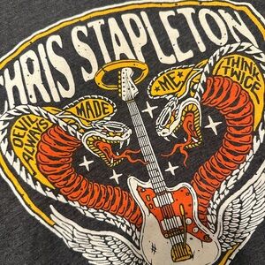 Chris Stapleton 2023 concert t-shirt